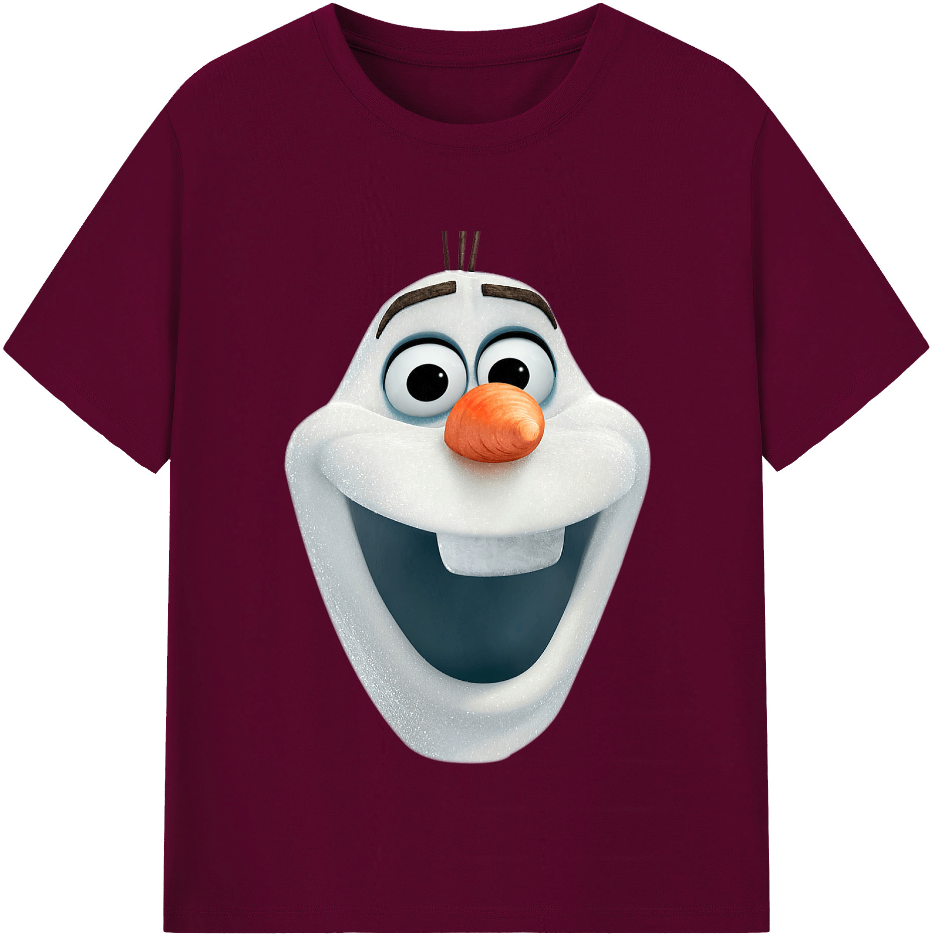（画像用） アナと雪の女王 アンナ エルサ Frozen Anna Elsa レディースカジュアルプリントTシャツ（綿100％）